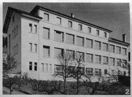 [France Ebauches] Usine n° 2 à Maîche [côté des numéros impairs], 1970. © Région Bourgogne-Franche-Comté, Inventaire du patrimoine