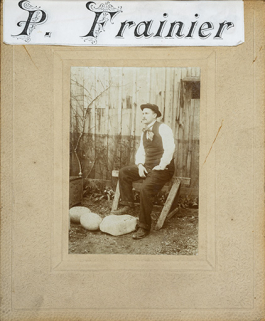 Portrait de Pierre Frainier (1840-1927), [fin 19e siècle-début 20e siècle]. © Région Bourgogne-Franche-Comté, Inventaire du patrimoine