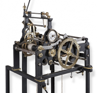 Mouvement d'horloge réalisé en 1880. © Région Bourgogne-Franche-Comté, Inventaire du patrimoine