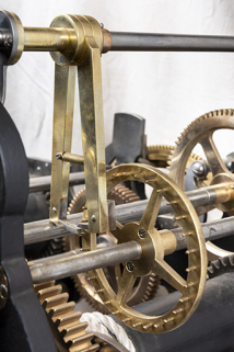 Mouvement, mécanisme des heures : échappement à chevilles. © Région Bourgogne-Franche-Comté, Inventaire du patrimoine