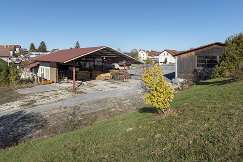 Ateliers de fabrication et magasin industriel, depuis le sud-ouest. © Région Bourgogne-Franche-Comté, Inventaire du patrimoine