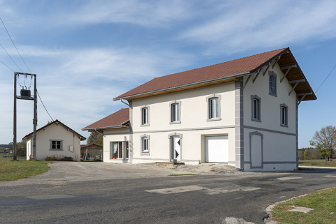 Fromagerie : façades antérieure et latérale droite. © Région Bourgogne-Franche-Comté, Inventaire du patrimoine