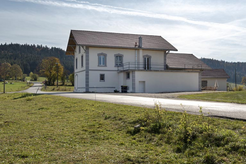Fromagerie : façades postérieure et latérale droite. © Région Bourgogne-Franche-Comté, Inventaire du patrimoine