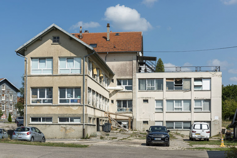 Deuxième usine : façade latérale droite. © Région Bourgogne-Franche-Comté, Inventaire du patrimoine