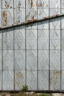 Essentage métallique sur le mur pignon de l'aile occidentale. © Région Bourgogne-Franche-Comté, Inventaire du patrimoine