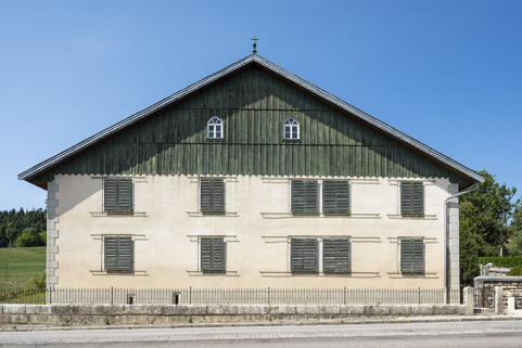 Façade latérale gauche. © Région Bourgogne-Franche-Comté, Inventaire du patrimoine