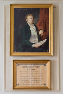 Tableau représentant Jean-Xavier Bureau de Pusy, mairie de Port-sur-Saône. © Région Bourgogne-Franche-Comté, Inventaire du patrimoine