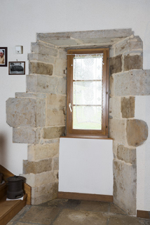 Encadrement d'une fenêtre, salle à manger. © Région Bourgogne-Franche-Comté, Inventaire du patrimoine