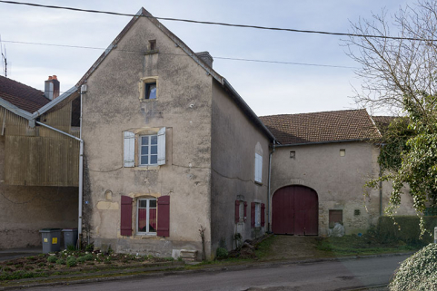 Ferme en équerre, rue du Bac. © Région Bourgogne-Franche-Comté, Inventaire du patrimoine