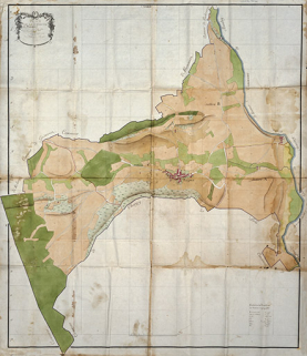 Plan de la commune de Purgerot, 8 germinal de l 'an XIII (29 mars 1805). © Région Bourgogne-Franche-Comté, Inventaire du patrimoine