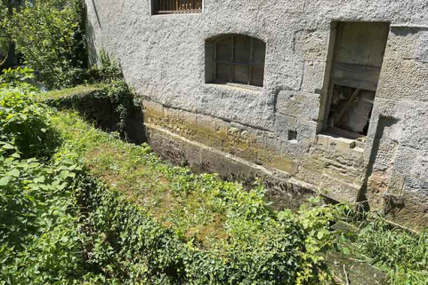 Élévation sur le ruisseau, détail. © Région Bourgogne-Franche-Comté, Inventaire du patrimoine Élévation sur le ruisseau, détail. © Région Bourgogne-Franche-Comté, Inventaire du patrimoine