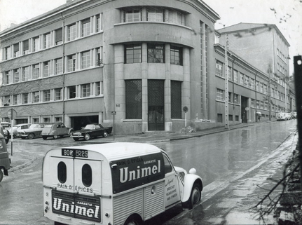 Vue d'ensemble de l'usine, s.d. [1963]. © Région Bourgogne-Franche-Comté, Inventaire du patrimoine