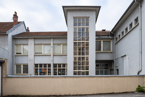 Façade sur cour. © Région Bourgogne-Franche-Comté, Inventaire du patrimoine