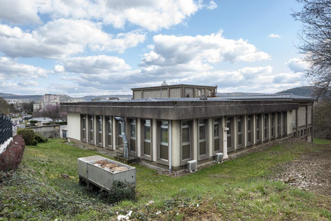 Ancien laboratoire de métrologie, depuis le nord-ouest. © Région Bourgogne-Franche-Comté, Inventaire du patrimoine