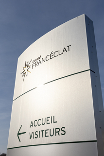 Totem d'accueil. © Région Bourgogne-Franche-Comté, Inventaire du patrimoine