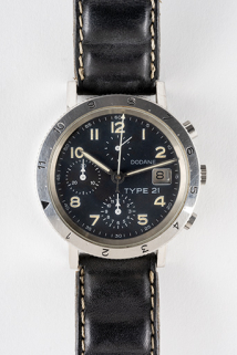 Exemple de production : montre Dodane type 21 (vue rapprochée). (Collection musée du Temps, Besançon). © Région Bourgogne-Franche-Comté, Inventaire du patrimoine Exemple de production : montre Dodane type 21 (vue rapprochée). (Collection musée du Temps, Besançon). © Région Bourgogne-Franche-Comté, Inventaire du patrimoine