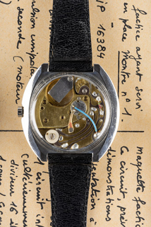 Prototype n° 3 de montre à quartz du Cetehor (mars 1972). © Région Bourgogne-Franche-Comté, Inventaire du patrimoine