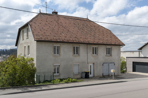 Façades antérieure et latérale gauche. © Région Bourgogne-Franche-Comté, Inventaire du patrimoine