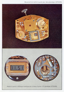[Prototypes de montres à quartz réalisés par le Cetehor], 1975. © Région Bourgogne-Franche-Comté, Inventaire du patrimoine