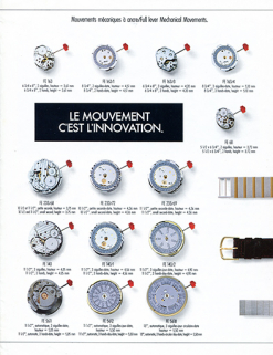 Mouvements mécaniques à ancre, vers 1988. © Région Bourgogne-Franche-Comté, Inventaire du patrimoine