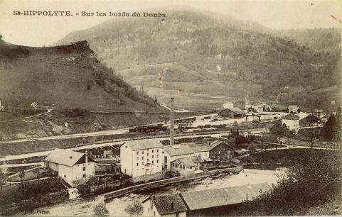 St-Hippolyte. - Sur les bords du Doubs, [1er quart 20e siècle]. © Région Bourgogne-Franche-Comté, Inventaire du patrimoine