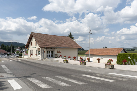 Vue d'ensemble, depuis le nord. © Région Bourgogne-Franche-Comté, Inventaire du patrimoine