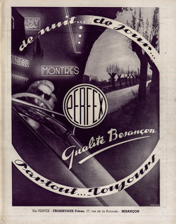 Publicité Perfex, 1948. © Région Bourgogne-Franche-Comté, Inventaire du patrimoine Publicité Perfex, 1948. © Région Bourgogne-Franche-Comté, Inventaire du patrimoine
