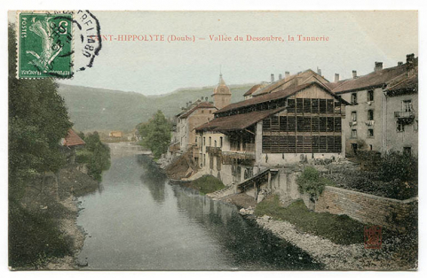 Saint-Hippolyte (Doubs) - Vallée du Dessoubre, la Tannerie, 1er quart 20e siècle [décennie 1900]. © Région Bourgogne-Franche-Comté, Inventaire du patrimoine