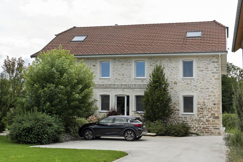 Façade antérieure. © Région Bourgogne-Franche-Comté, Inventaire du patrimoine Façade antérieure. © Région Bourgogne-Franche-Comté, Inventaire du patrimoine