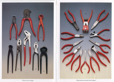 FMX fabrique la pince dont vous avez besoin [dépliant publicitaire : pinces et tenailles diverses], [années 1980 ?]. © Région Bourgogne-Franche-Comté, Inventaire du patrimoine