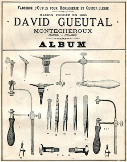 Fabrique d'outils pour horlogerie et quincaillerie David Gueutal, Montécheroux (Doubs) (France). Album [p. 1], 1er avril 1892 © Région Bourgogne-Franche-Comté, Inventaire du patrimoine