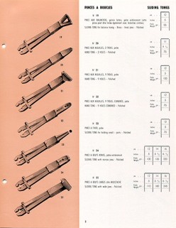 Catalogue L.H.T. 4. [catalogue de production p. 3 : pinces à boucles], [3e quart 20e siècle]. © Région Bourgogne-Franche-Comté, Inventaire du patrimoine