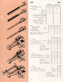 Catalogue L.H.T. 4. [catalogue de production p. 9 : étaux], [3e quart 20e siècle]. © Région Bourgogne-Franche-Comté, Inventaire du patrimoine