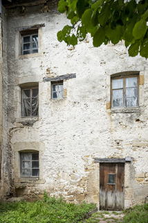 Maison : façade postérieure, de trois quarts. © Région Bourgogne-Franche-Comté, Inventaire du patrimoine