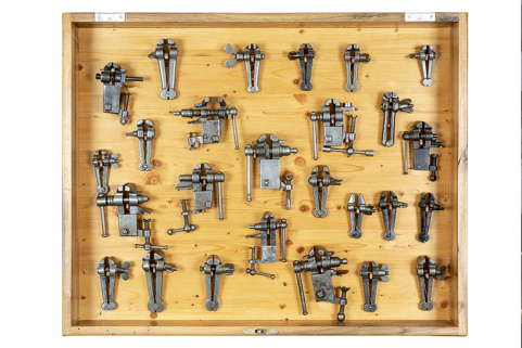 Vitrine : assortiments d'étaux. © Région Bourgogne-Franche-Comté, Inventaire du patrimoine