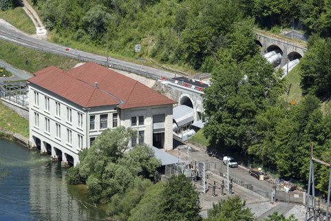 Vue d'ensemble plongeante resserrée, depuis le sud-est. © Région Bourgogne-Franche-Comté, Inventaire du patrimoine Vue d'ensemble plongeante resserrée, depuis le sud-est. © Région Bourgogne-Franche-Comté, Inventaire du patrimoine