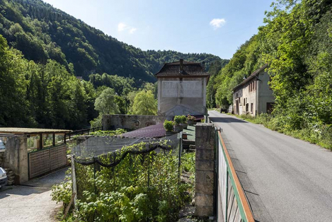 Vue d'ensemble, depuis le nord. © Région Bourgogne-Franche-Comté, Inventaire du patrimoine Vue d'ensemble, depuis le nord. © Région Bourgogne-Franche-Comté, Inventaire du patrimoine