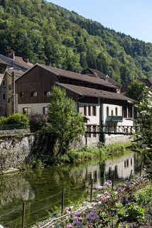 Tannerie : vue d'ensemble, depuis le nord-ouest (façades antérieure et latérale droite). © Région Bourgogne-Franche-Comté, Inventaire du patrimoine
