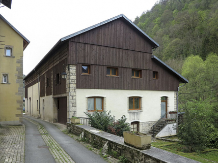 Tannerie : façades antérieure et latérale gauche. © Région Bourgogne-Franche-Comté, Inventaire du patrimoine