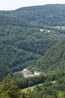Vue d'ensemble plongeante, depuis le nord-est. © Région Bourgogne-Franche-Comté, Inventaire du patrimoine