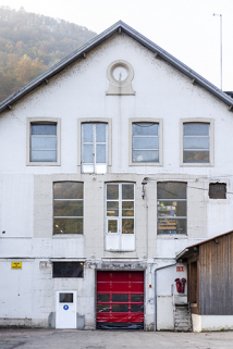 Atelier de fabrication (ancienne pointerie) : façade antérieure. © Région Bourgogne-Franche-Comté, Inventaire du patrimoine