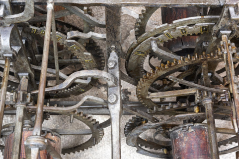 Roues de compte : vue plongeante. © Région Bourgogne-Franche-Comté, Inventaire du patrimoine Roues de compte : vue plongeante. © Région Bourgogne-Franche-Comté, Inventaire du patrimoine