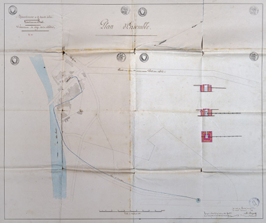 Ringuelet. Plan d'ensemble [de la conduite de la source Javelet]. 1841. © Région Bourgogne-Franche-Comté, Inventaire du patrimoine