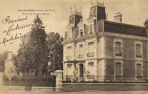 Vue d'ensemble de la maison, depuis l'est. © Région Bourgogne-Franche-Comté, Inventaire du patrimoine