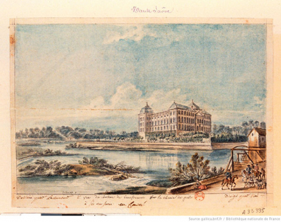 Château de Charles Emmanuel de Bauffremont (aujourd'hui détruit), vue depuis le sud-est. © Bibliothèque nationale de France Château de Charles Emmanuel de Bauffremont (aujourd'hui détruit), vue depuis le sud-est. © Bibliothèque nationale de France