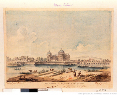 Château de Charles Emmanuel de Bauffremont (aujourd'hui détruit), vue depuis le sud-ouest. © Bibliothèque nationale de France Château de Charles Emmanuel de Bauffremont (aujourd'hui détruit), vue depuis le sud-ouest. © Bibliothèque nationale de France