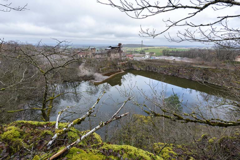 Vue d'ensemble de l'ancien site, depuis le sud-est. © Région Bourgogne-Franche-Comté, Inventaire du patrimoine