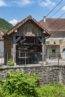 2020. Vue rapprochée du transporteur automatique par cables. © Région Bourgogne-Franche-Comté, Inventaire du patrimoine