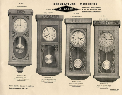 Manufacture d'horlogerie en tous genres [...] G. Jobez succ[esseu]r à Morez (Jura) France [catalogue de production, pl. 13], 1931. © Région Bourgogne-Franche-Comté, Inventaire du patrimoine