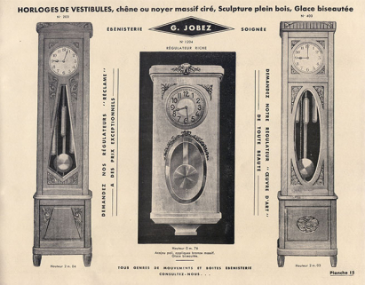 Manufacture d'horlogerie en tous genres [...] G. Jobez succ[esseu]r à Morez (Jura) France [catalogue de production, pl. 15], 1931. © Région Bourgogne-Franche-Comté, Inventaire du patrimoine